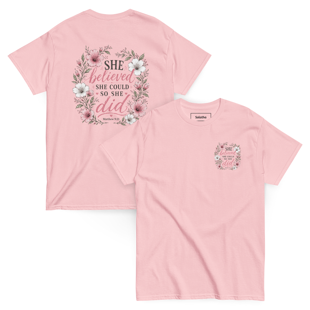 She Believed She Could So She Did T-Shirt