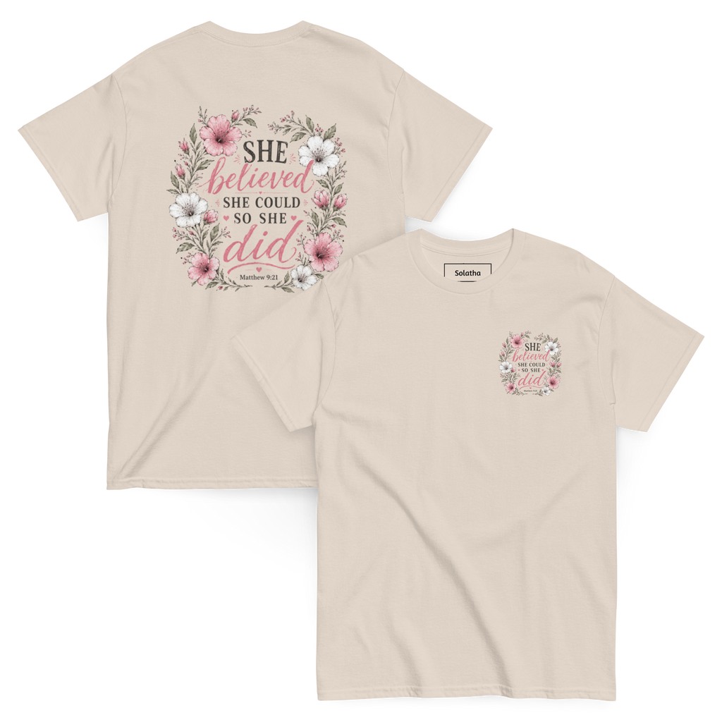 She Believed She Could So She Did T-Shirt
