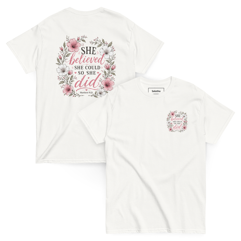 She Believed She Could So She Did T-Shirt