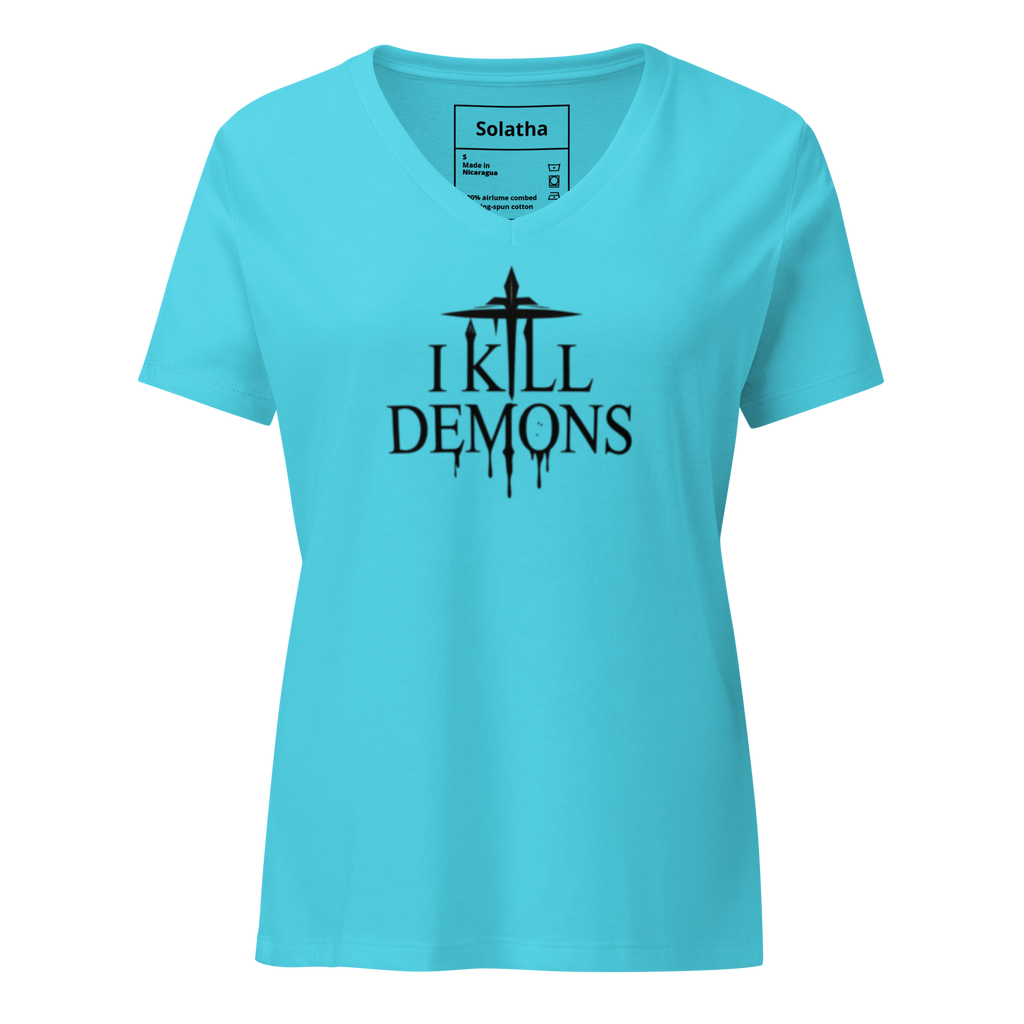 I Kill Demons v-neck t-shirt