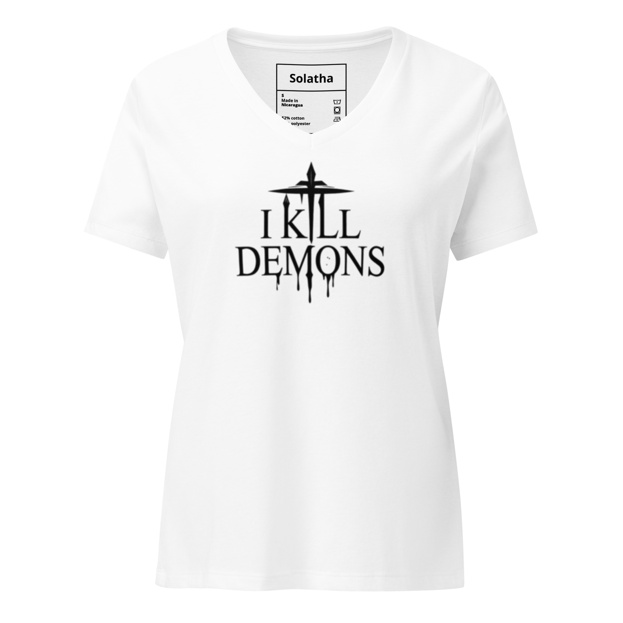 I Kill Demons v-neck t-shirt