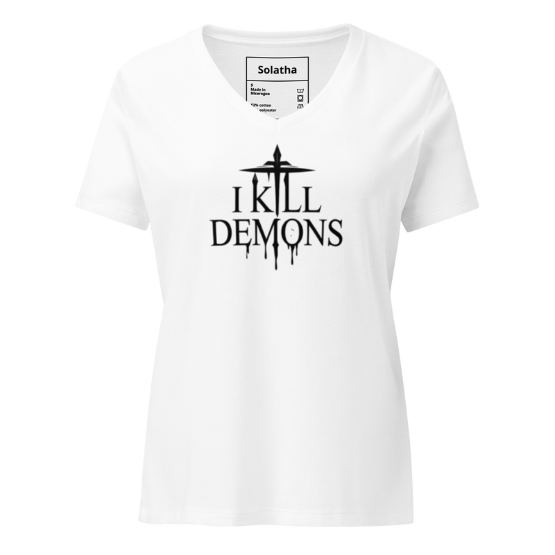 I Kill Demons v-neck t-shirt