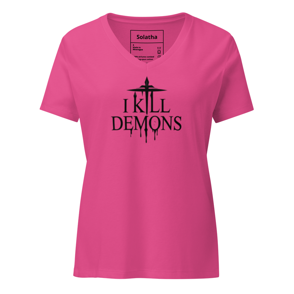 I Kill Demons v-neck t-shirt